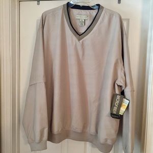NWT Scorecard Microfiber Zip Off Sleeve Top